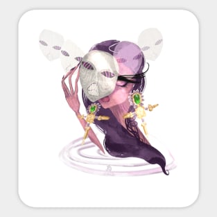 Fashion mask Sticker